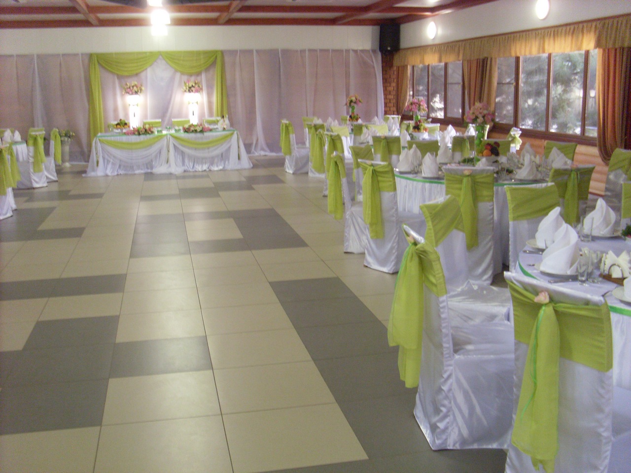 вид зала Банкетные залы Любимый на 2 мест Краснодара