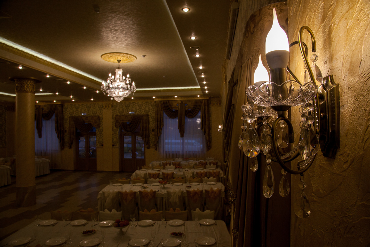вид интерьера Банкетные залы ДИВА  Краснодара