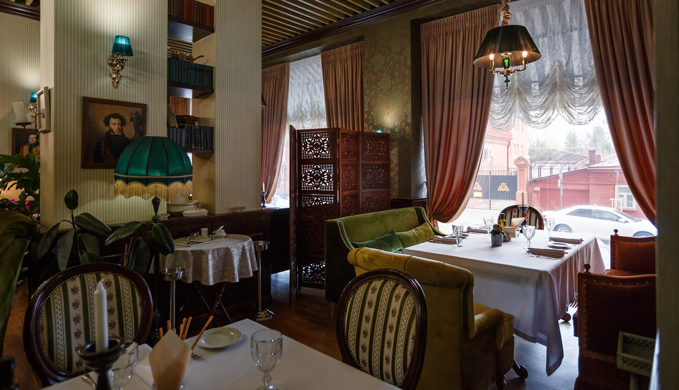 фотоснимок помещения для мероприятия Рестораны Пушкинист на 3 мест Краснодара